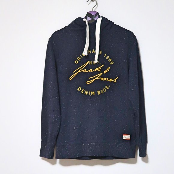 Jack & Jones Men's Jorreuben Sweat Hood Small - Picture 2 of 12